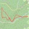 Trace GPS Cascade Menke, itinéraire, parcours