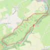 Trace GPS Sainte-Croix-Hague (50440), itinéraire, parcours