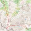 Trace GPS Du plan d'Aste au refuge Wallon, itinéraire, parcours