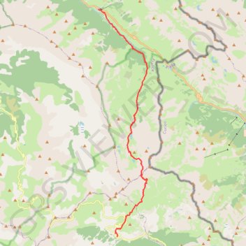 Trace GPS Via Alpina - Larche > Bousiéyas, itinéraire, parcours