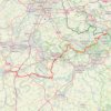 Trace GPS GR121 De Bon-Secours (Belgique) à Arras (Pas-de-Calais), itinéraire, parcours
