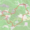 Trace GPS Entre la Capelle et Saint-Victor - Flaux, itinéraire, parcours