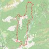 Trace GPS Rando Trail Mont Mangiarde, itinéraire, parcours