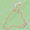 Trace GPS Saut Trois Cornes, itinéraire, parcours