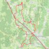 Trace GPS Pierreclos 21 Km, itinéraire, parcours
