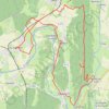 Trace GPS Croix de Mesmay par Rennes-sur-Loue, itinéraire, parcours
