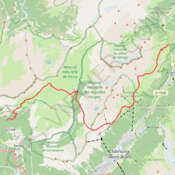 Trace GPS Lac blanc lac vert, itinéraire, parcours