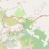 Trace GPS Etang de Gialicatapiano depuis le Verghello, itinéraire, parcours