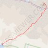 Trace GPS Cime du Vallon, itinéraire, parcours