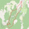 Trace GPS Gorges de la Nesque par Saint-Michel, itinéraire, parcours