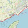 Trace GPS Sentier littoral de Plouzané à Brest, itinéraire, parcours
