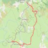 Trace GPS De Saint-Urcize à La Chaldette, itinéraire, parcours