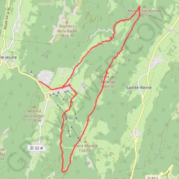 Trace GPS BOUCLE_BAUGES, itinéraire, parcours
