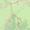 Trace GPS Monte Riba del Gias, itinéraire, parcours