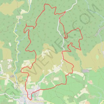 Trace GPS Un air d'automne - Villeneuve-Minervois, itinéraire, parcours
