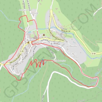 Trace GPS Circuit des monastères - modifié, itinéraire, parcours