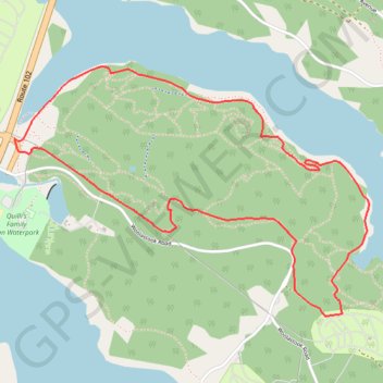 Trace GPS Woolastook Park Loop, itinéraire, parcours