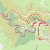 Trace GPS Cirque de Navacelles, moulin de la Foux, itinéraire, parcours