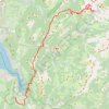 Trace GPS GR96 Randonnée de Samance (Savoie) à Lathuile (Haute-Savoie), itinéraire, parcours