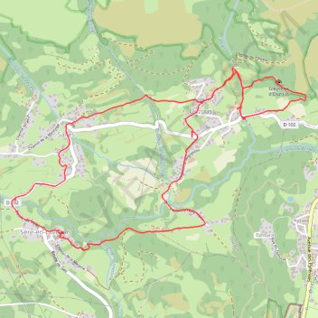 Trace GPS Sentier du patrimoine à Ouzous, itinéraire, parcours