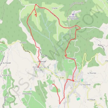 Trace GPS Le Puy Bousquet, séjour de Collonges-la-Rouge, itinéraire, parcours