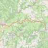 Trace GPS Livinhac-le-Haut - Figeac - Chemin de Saint-Jacques-de-Compostelle, itinéraire, parcours