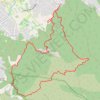 Trace GPS Des rochers de Baudes à la bergerie du Colombier, itinéraire, parcours