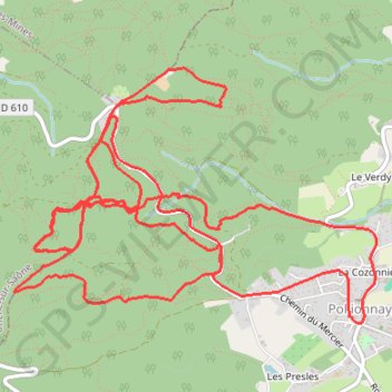 Trace GPS Enduro Pollionnay, itinéraire, parcours