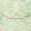 Trace GPS Gérardmer à Chaumont, itinéraire, parcours