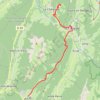 Trace GPS De Aillon-le-Jeune à Les Garins, itinéraire, parcours