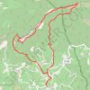 Trace GPS Boucle de la Crête de Saint-Amand (84 Suzette), itinéraire, parcours