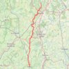 Trace GPS Arcenant - Cluny, itinéraire, parcours