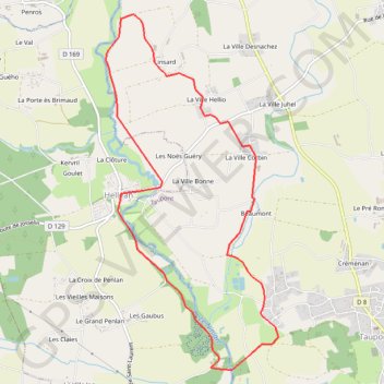 Trace GPS Circuit du Ninian - Taupont, itinéraire, parcours