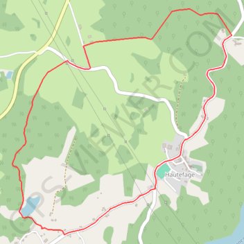 Trace GPS Vers la Maronne - Hautefage, itinéraire, parcours