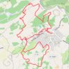 Trace GPS Saussines - Les Capitelles, itinéraire, parcours