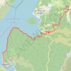 Trace GPS Bauduen à Aiguines, itinéraire, parcours