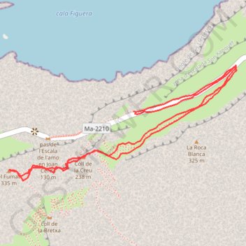 Trace GPS El Fumat, itinéraire, parcours