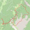 Trace GPS Plateau du Parmelan à partir du parking au-dessus de Villaz, itinéraire, parcours