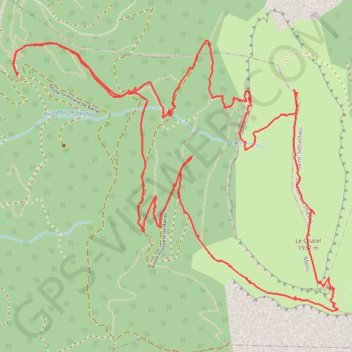 Trace GPS Bonnet de Calvin en boucle (Devoluy), itinéraire, parcours