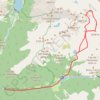 Trace GPS Pic de Sarradé et pic de Contraix depuis la vall de Sant Nicolau, itinéraire, parcours