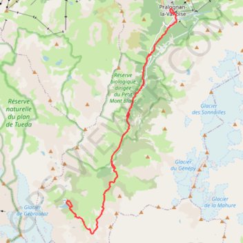 Trace GPS Raid Vanoise - Etape 7, itinéraire, parcours