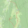 Trace GPS trace-cret-Goutte-14-01-2024, itinéraire, parcours