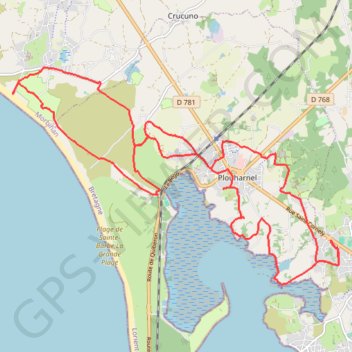 Trace GPS De Carnac à Erdeven, itinéraire, parcours
