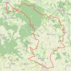 Trace GPS Boucle Lavaré - Saint-Calais, itinéraire, parcours