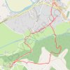 Trace GPS Glanes - Château de Castelnau Bretenoux, itinéraire, parcours