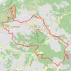 Trace GPS Roquefort-Biot-Valbonne-Opio-Roquefort, itinéraire, parcours