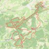 Trace GPS Parcours VTT, itinéraire, parcours