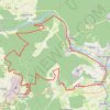 Trace GPS Fontaine de la Deuille d'Ochey en crue, itinéraire, parcours