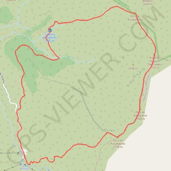 Trace GPS Pico Castanesa, itinéraire, parcours