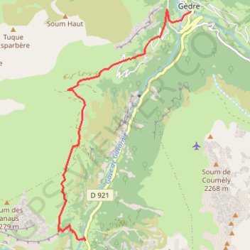 Trace GPS Traversée du plateau de Saugué, itinéraire, parcours